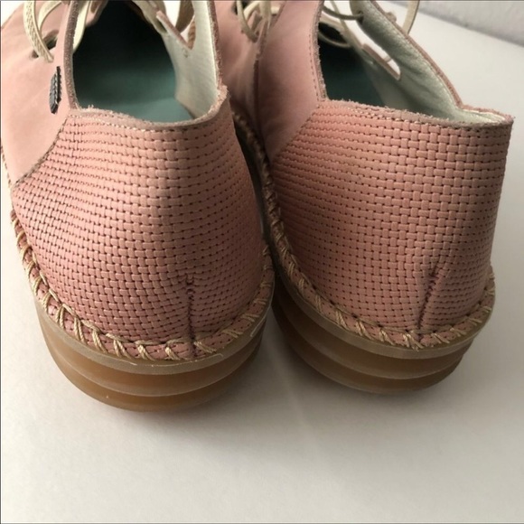 On Foot Pink Suede Leather Slip on Shoes 41 - Picture 6 of 11